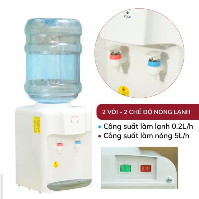 So sánh giá Cây nước nóng lạnh FUJIHOME WD5510E 485W rẻ nhất? - Ảnh 9