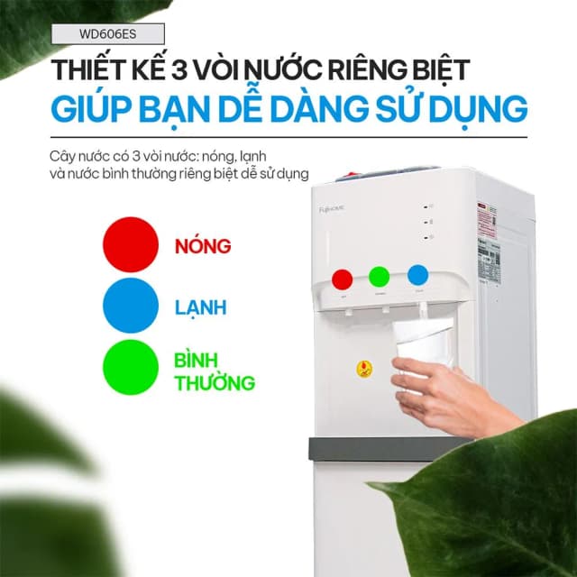 So sánh giá Cây nước nóng lạnh FUJIHOME WD606ES 565W rẻ nhất? - Ảnh 4