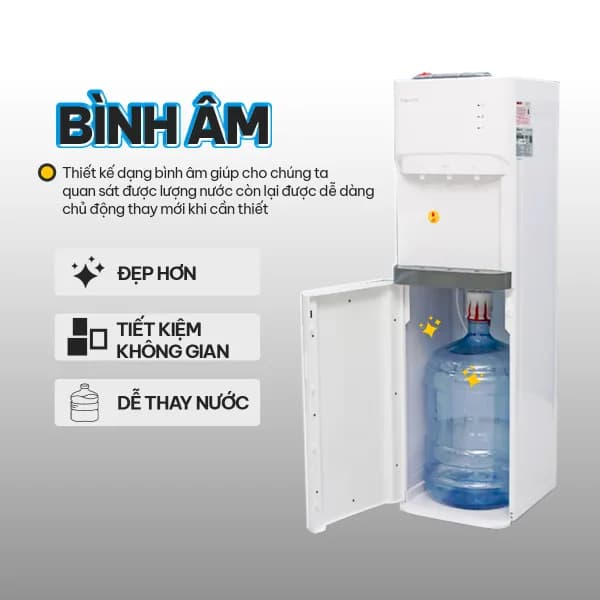 So sánh giá Cây nước nóng lạnh FUJIHOME WD606ES 565W rẻ nhất? - Ảnh 5