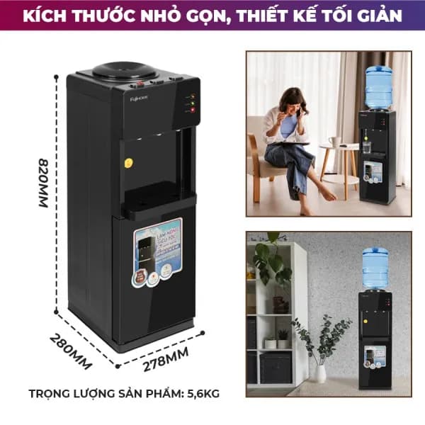So sánh giá Cây nước nóng lạnh FUJIHOME WD61E 565W rẻ nhất? - Ảnh 16