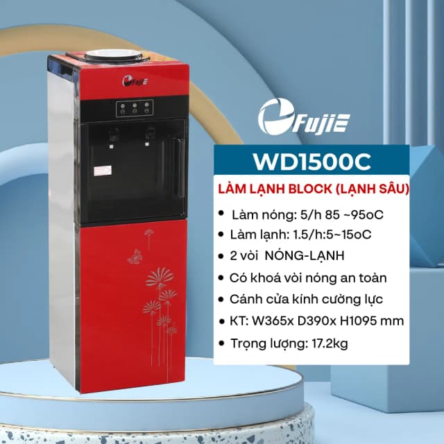 So sánh giá Cây nước nóng lạnh FUJIHOME WD61E 565W rẻ nhất? - Ảnh 17