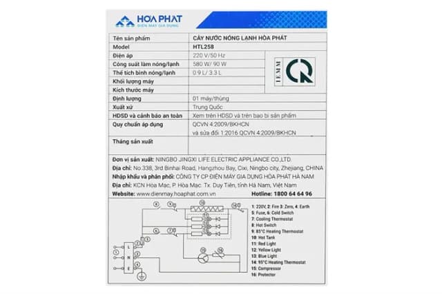 So sánh giá Cây nước nóng lạnh Hòa Phát HTL258 670W rẻ nhất? - Ảnh 19