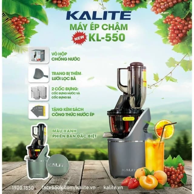 So sánh giá Máy ép chậm Kalite KL-550 rẻ nhất? - Ảnh 12