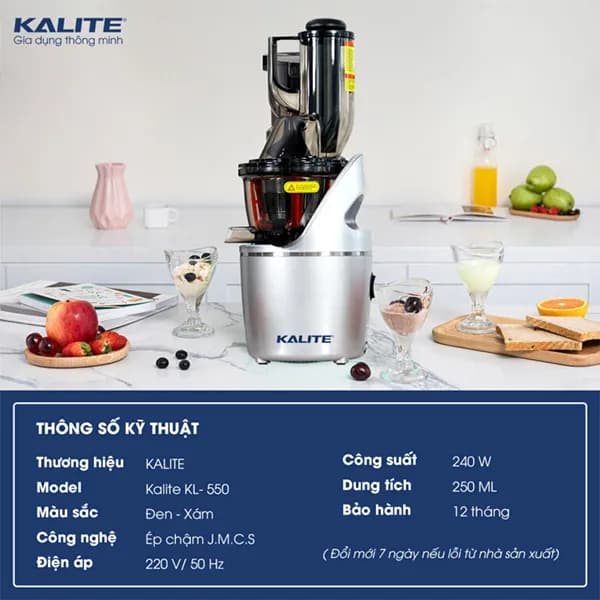 So sánh giá Máy ép chậm Kalite KL-550 rẻ nhất? - Ảnh 9