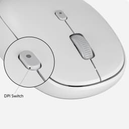 Chuột Bluetooth HyperSpace HS2100GL - Trắng - Giá rẻ nhất hôm nay - Ảnh 3