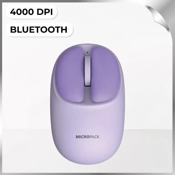 Chuột Bluetooth MicroPack ML-202W - Tím - Ảnh 3