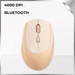 Chuột Bluetooth MicroPack MS-201W - Be - Giá rẻ nhất hôm nay - Ảnh 1