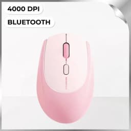 Chuột Bluetooth MicroPack MS-201W - Hồng - Giá rẻ nhất hôm nay - Ảnh 1