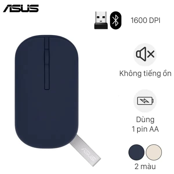 Chuột Bluetooth Silent Asus Marshmallow MD100 - Ảnh 10