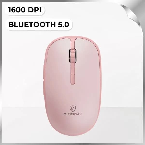Chuột Bluetooth Silent MicroPack MP-729B - Hồng - Ảnh 8