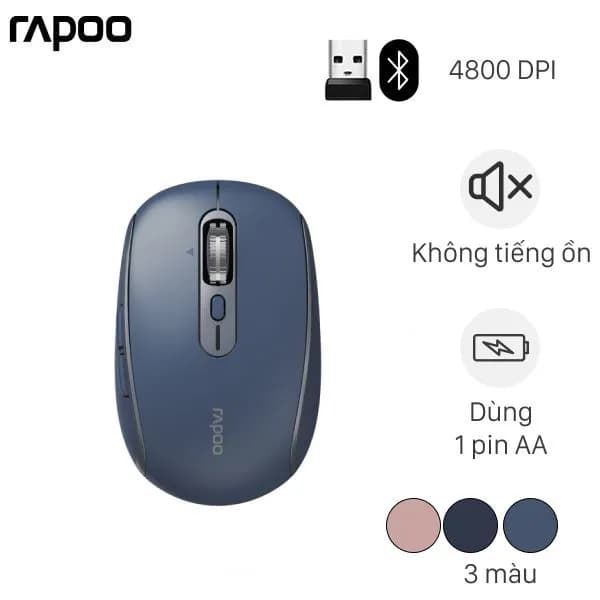 Chuột Bluetooth Silent Rapoo M590 - Giá rẻ nhất hôm nay - Ảnh 1