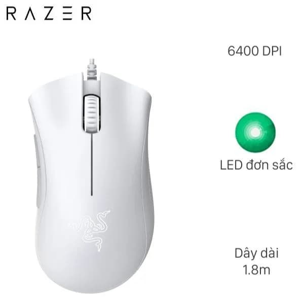 Chuột Có dây Gaming Razer DeathAdder Essential White Edition - Ảnh 4