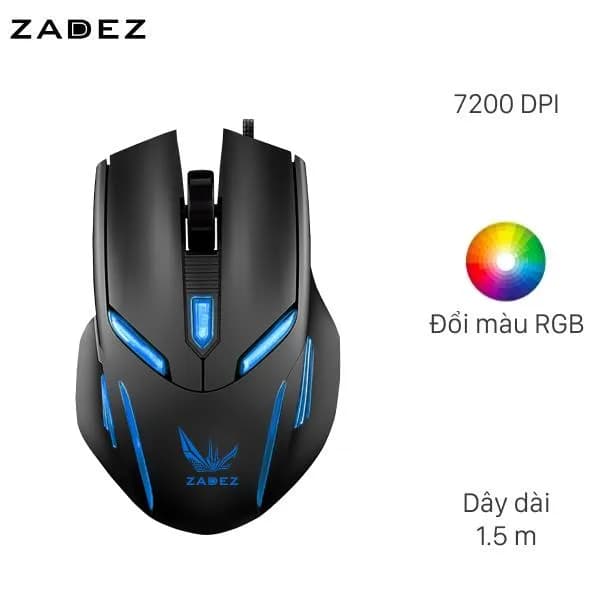 Chuột Có dây Gaming Zadez G-611M - Ảnh 22