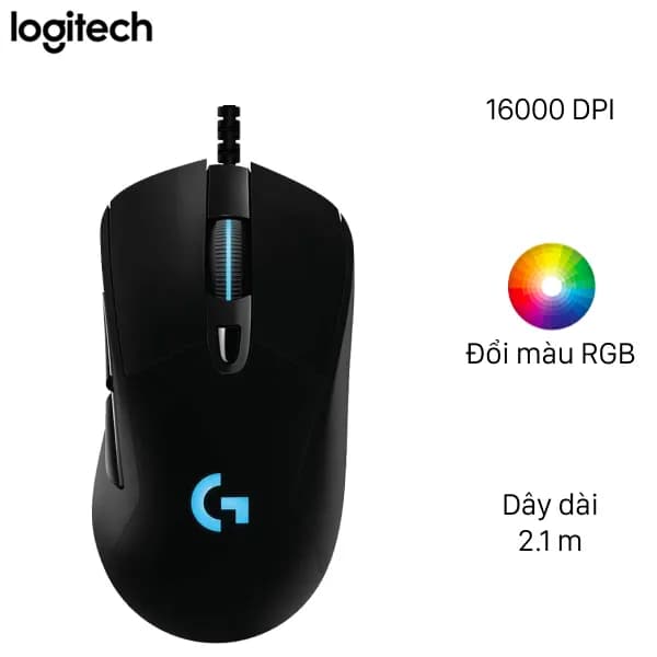 Chuột Có dây Gaming Logitech G403 Hero - Giá rẻ nhất hôm nay - Ảnh 1