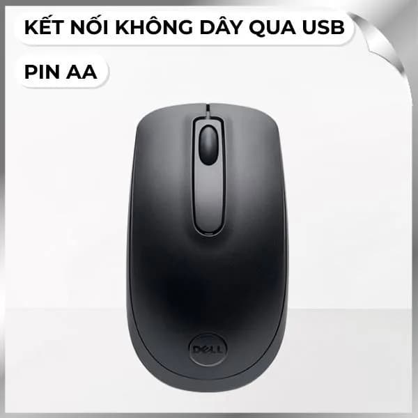 Chuột không dây Dell WM118 - Đen - Ảnh 3