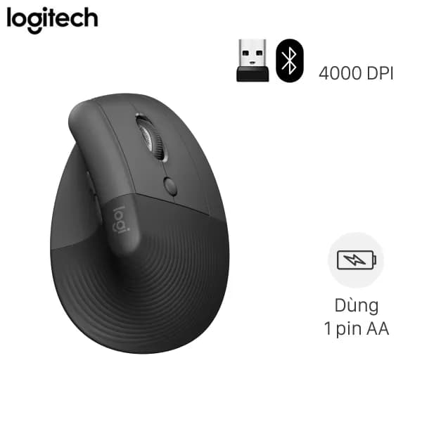 Chuột Bluetooth Logitech Lift Vertical - Ảnh 27