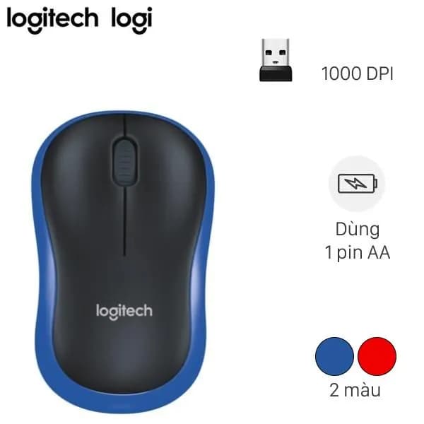 Chuột Không dây Logitech M185 - Ảnh 14