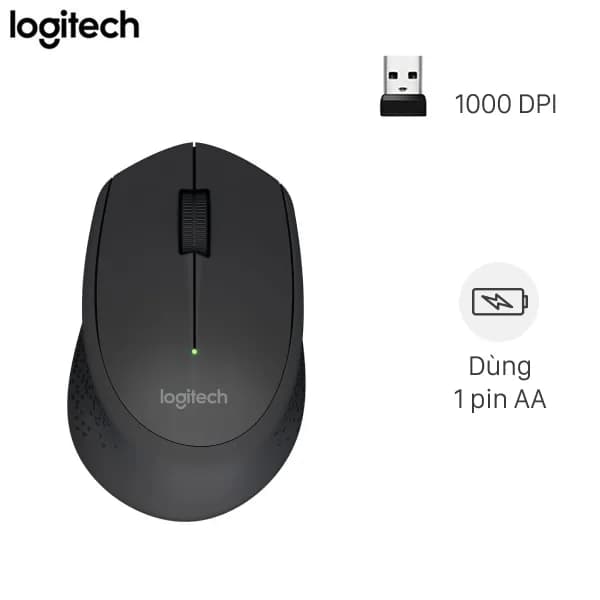 Chuột Không dây Logitech M275 - Giá rẻ nhất hôm nay - Ảnh 1