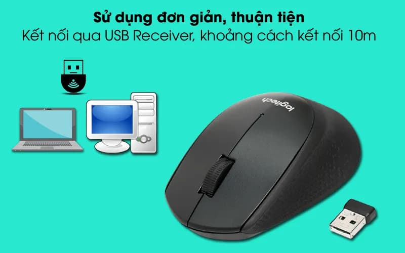 Chuột Không dây Silent Logitech M331 - Giá rẻ nhất hôm nay - Ảnh 3