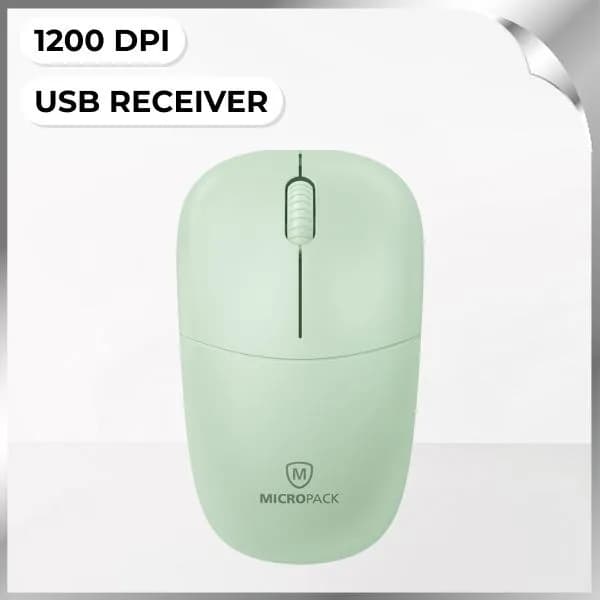 Chuột không dây Silent MicroPack MP-712W - Xanh lá - Ảnh 23