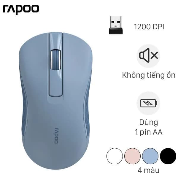Chuột Không dây Silent Rapoo B2S - Ảnh 23