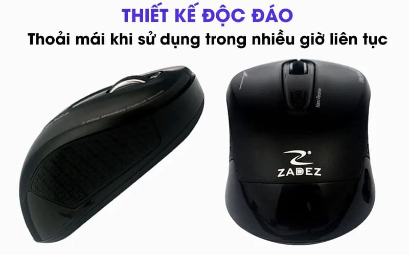 Chuột Không dây Zadez M325 Tuxedo - Giá rẻ nhất hôm nay - Ảnh 3