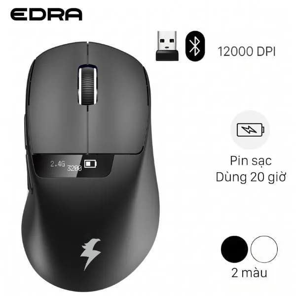 Chuột sạc Bluetooth EDRA ThunderBird TM620W - Ảnh 23