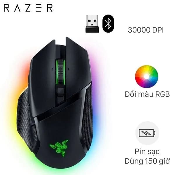 Chuột sạc Bluetooth Gaming Razer Basilisk V3 Pro - Ảnh 18