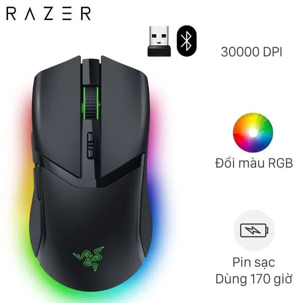 Chuột sạc Bluetooth Gaming Razer Cobra Pro - Giá rẻ nhất hôm nay - Ảnh 1