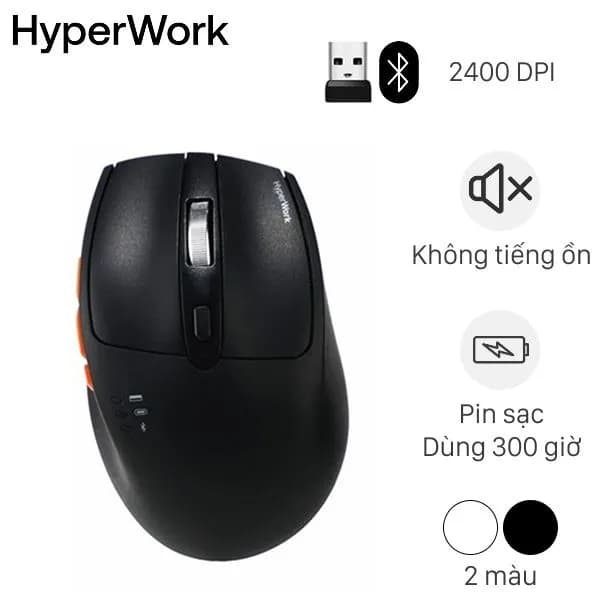 Chuột sạc Bluetooth HyperWork Silentium MS01 - Ảnh 12