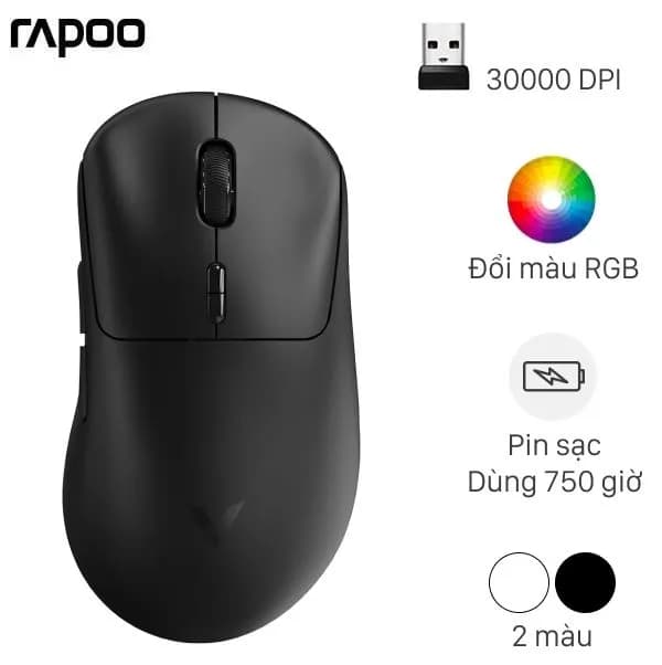 Chuột sạc Không dây Gaming Rapoo VT3 Max - Ảnh 22