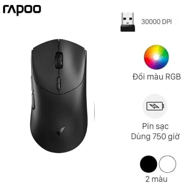 Chuột sạc Không dây Gaming Rapoo VT7 Max - Ảnh 3
