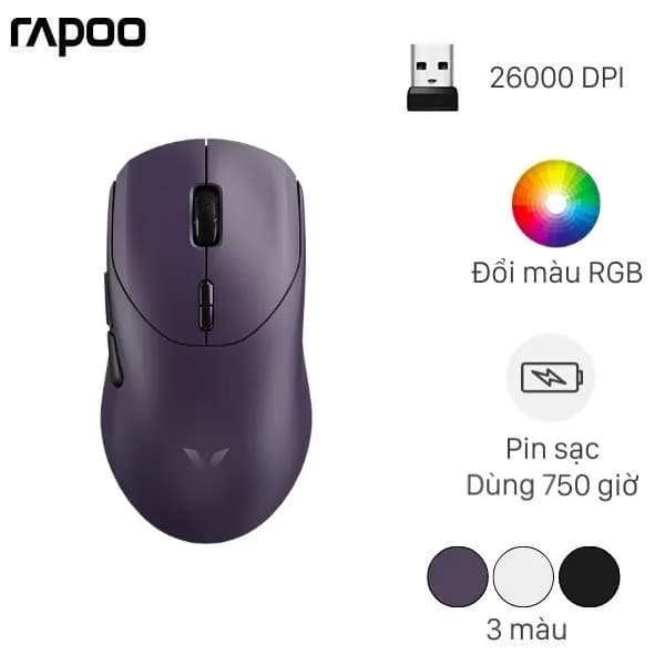 Chuột sạc Không dây Gaming Rapoo VT9 - Giá rẻ nhất hôm nay - Ảnh 1