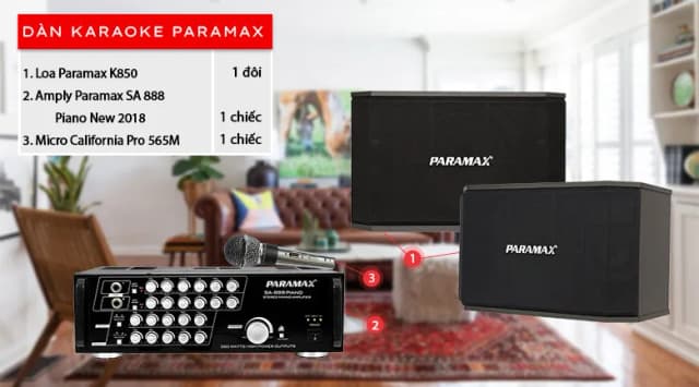 So sánh giá Combo bộ dàn âm thanh Paramax 850 rẻ nhất? - Ảnh 11