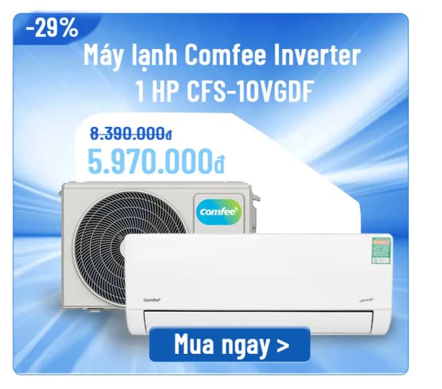 So sánh giá Máy lạnh Comfee Inverter 1 HP CFS-10VGDF rẻ nhất? - Ảnh 11
