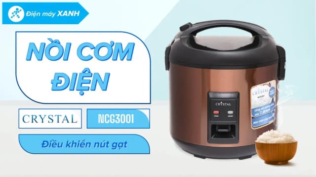So sánh giá Nồi cơm nắp gài Crystal 3 lít NCG3001 rẻ nhất? - Ảnh 2