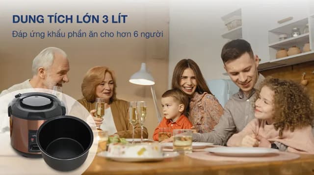 So sánh giá Nồi cơm nắp gài Crystal 3 lít NCG3001 rẻ nhất? - Ảnh 16