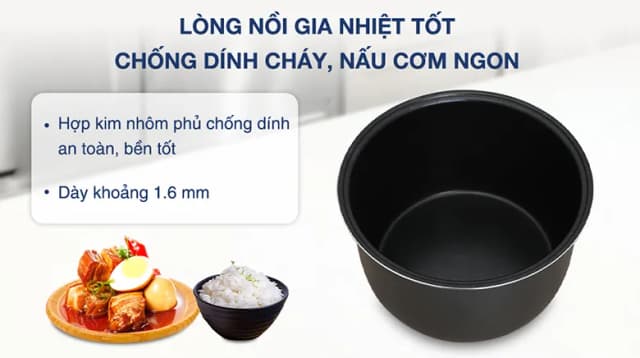 So sánh giá Nồi cơm nắp gài Crystal 3 lít NCG3001 rẻ nhất? - Ảnh 5