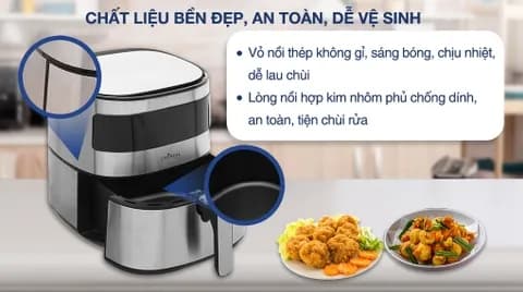 So sánh giá Nồi chiên không dầu Crystal 5.5 lít BF525 rẻ nhất? - Ảnh 13