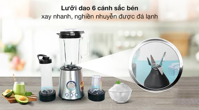 So sánh giá Máy xay sinh tố đa năng Crystal TB-6680A rẻ nhất? - Ảnh 7