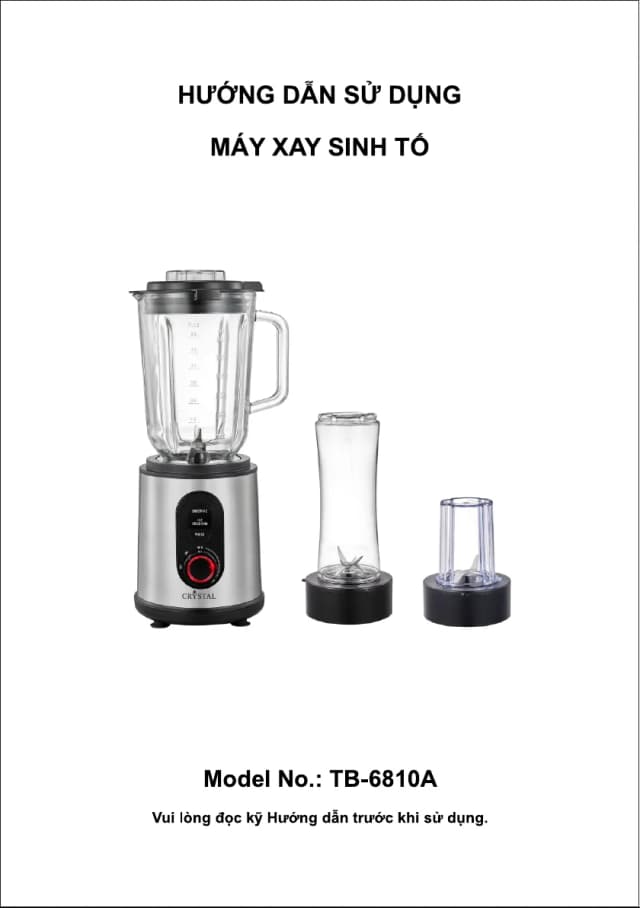 So sánh giá Máy xay sinh tố đa năng Crystal TB-6810A rẻ nhất? - Ảnh 7