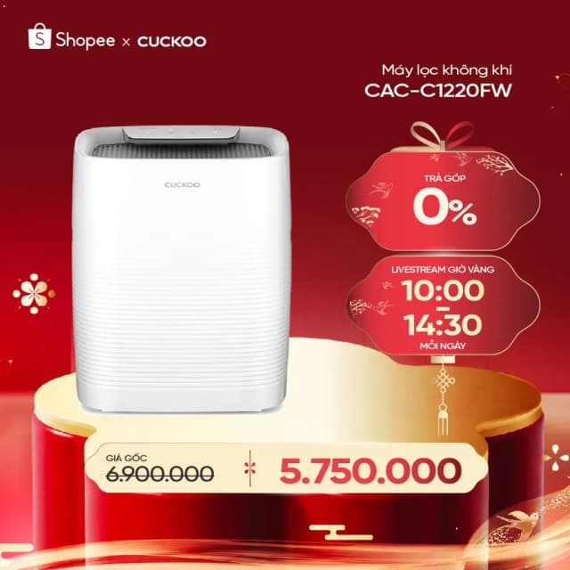 So sánh giá Máy lọc không khí Cuckoo CAC-C1220FW 33W rẻ nhất? - Ảnh 13