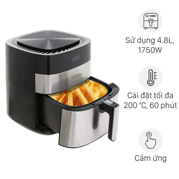 So sánh giá Nồi chiên không dầu Cuckoo 5.5 lít CAF-G0510T rẻ nhất? - Ảnh 2