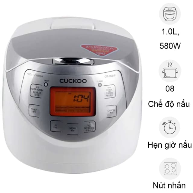 So sánh giá Nồi cơm điện tử Cuckoo 1 lít CR- 0631F rẻ nhất? - Ảnh 12