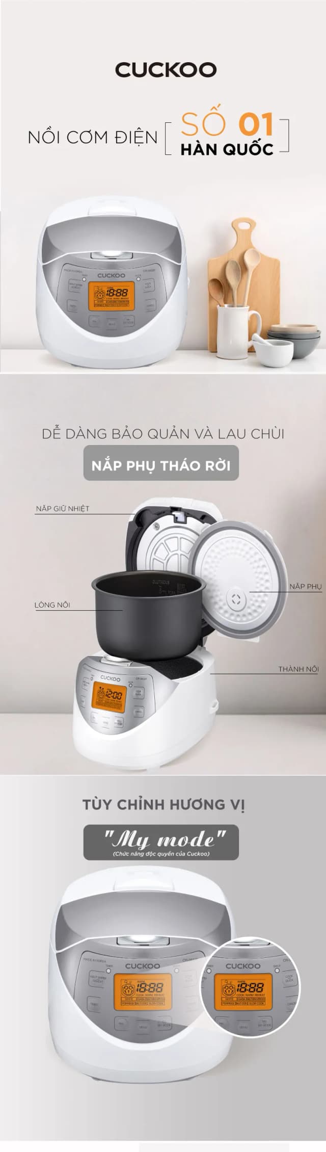 So sánh giá Nồi cơm điện tử Cuckoo 1 lít CR- 0631F rẻ nhất? - Ảnh 18