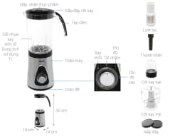 So sánh giá Máy xay sinh tố đa năng AVA BL329 - Tìm sản phẩm giá rẻ nhất - Ảnh 6