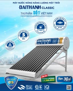 Máy nước nóng năng lượng mặt trời Đại Thành 180 lít Classic 58-18 - Giá rẻ nhất hôm nay - Ảnh 12