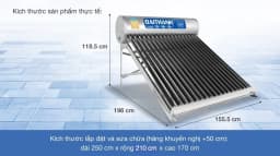 Máy nước nóng năng lượng mặt trời Đại Thành 180 lít Classic 58-18 - Giá rẻ nhất hôm nay - Ảnh 7