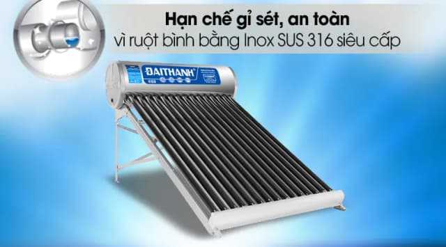So sánh giá Máy nước nóng năng lượng mặt trời Đại Thành 160 lít Vigo 58-15 rẻ nhất? - Ảnh 10