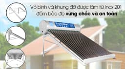 Máy nước nóng năng lượng mặt trời Đại Thành 180 lít Vigo 58-18 - Giá rẻ nhất hôm nay - Ảnh 13